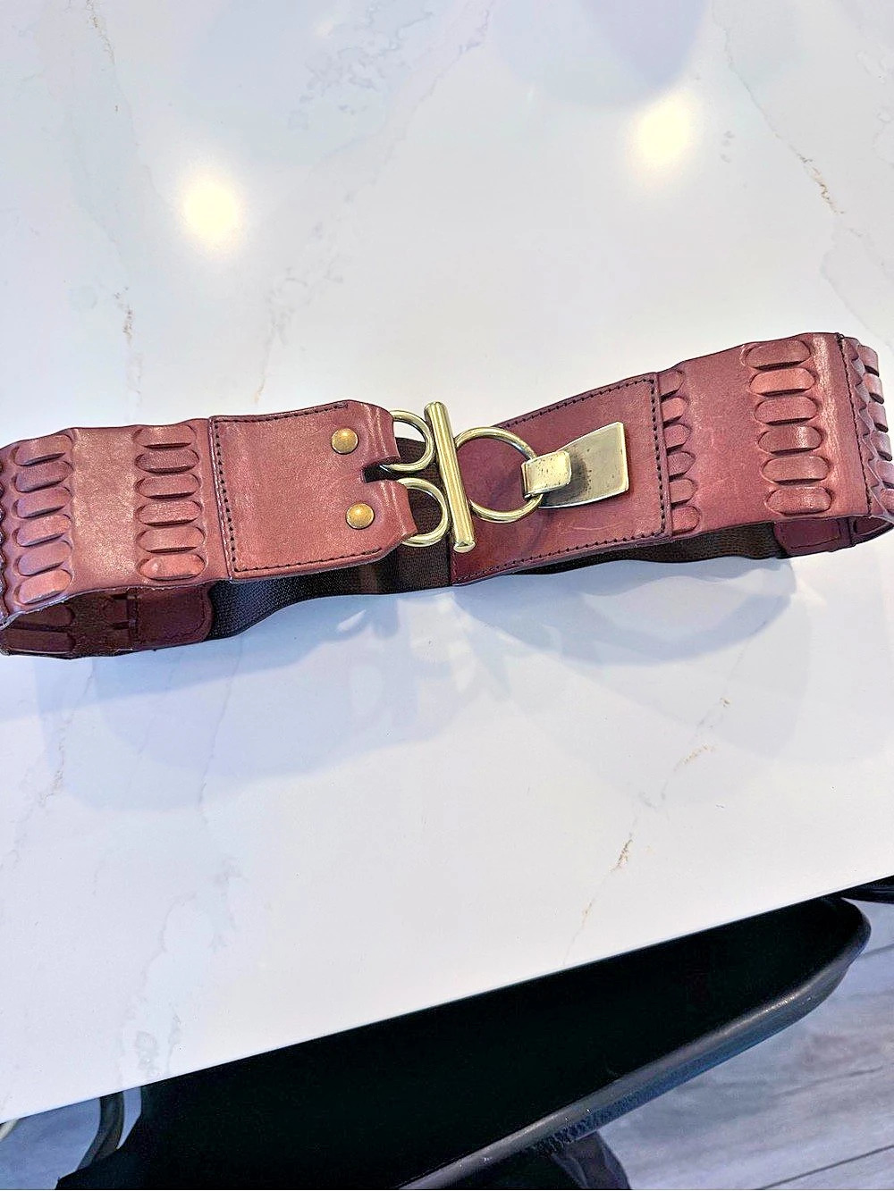 Leather Belt in Brown